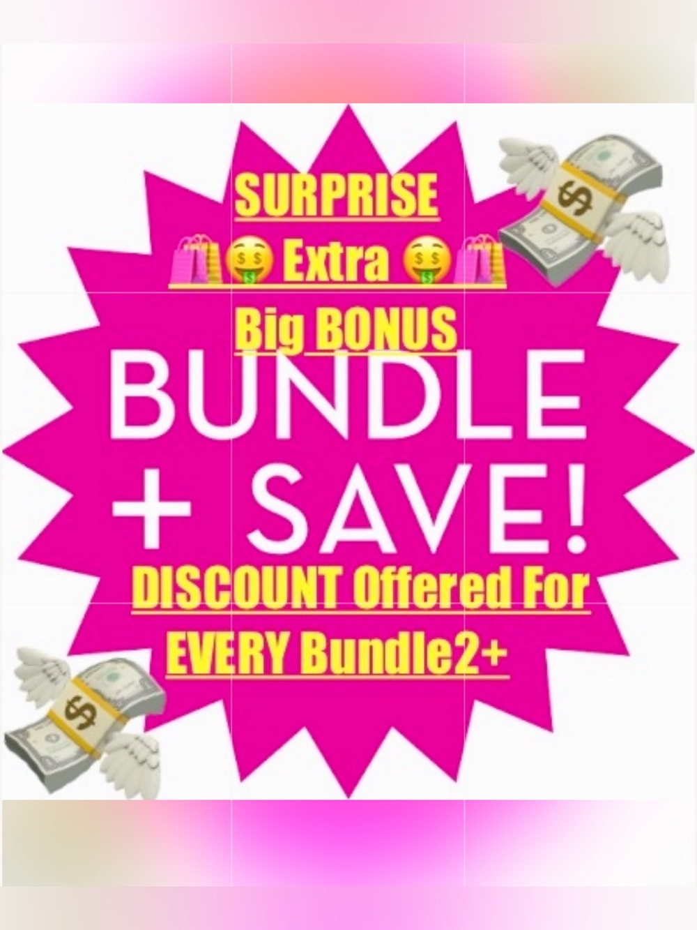Bundle + Save! OFFER WILL BE SENT ON ALL BUNDLES